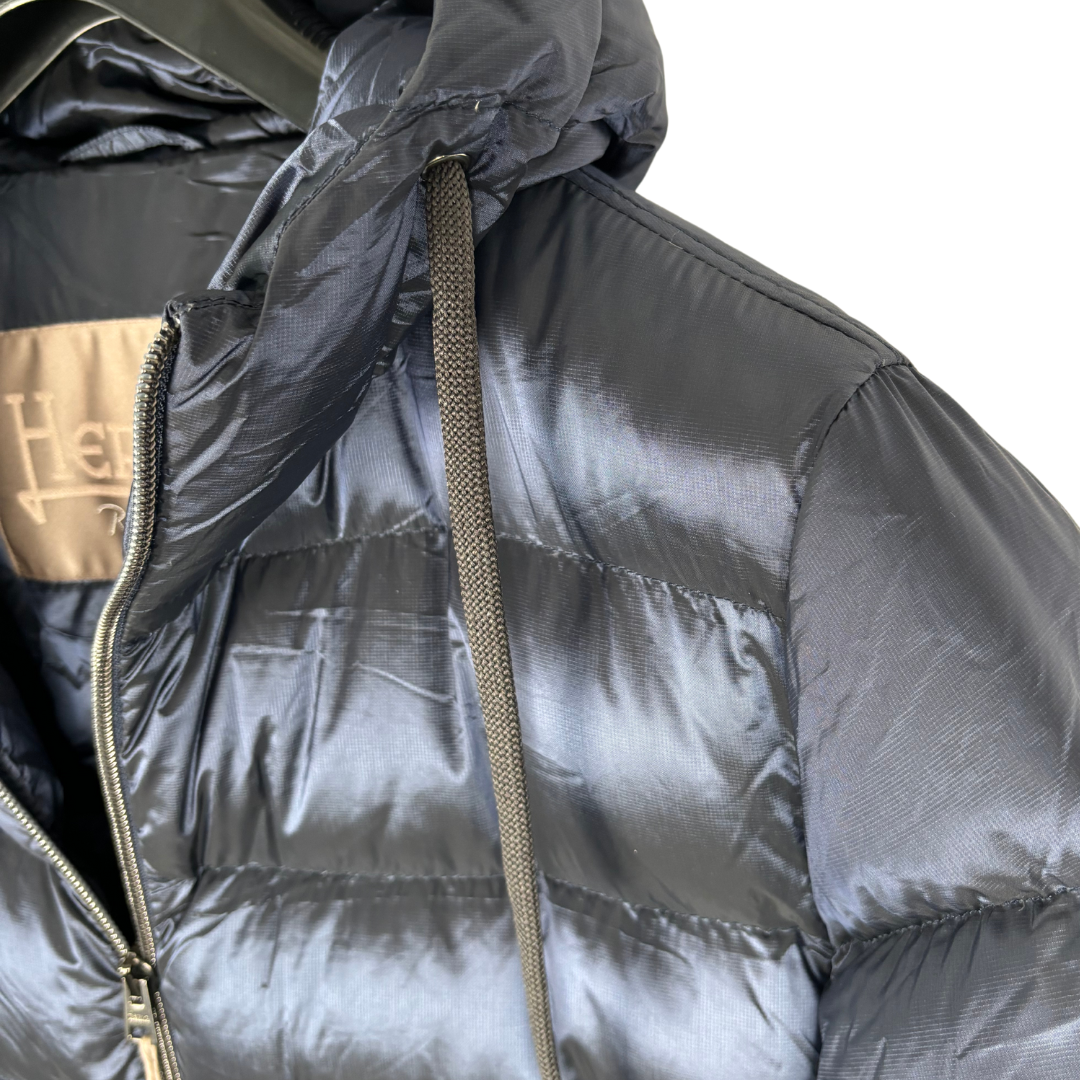 Herno Glossy Down Jacket (Navy) (New)