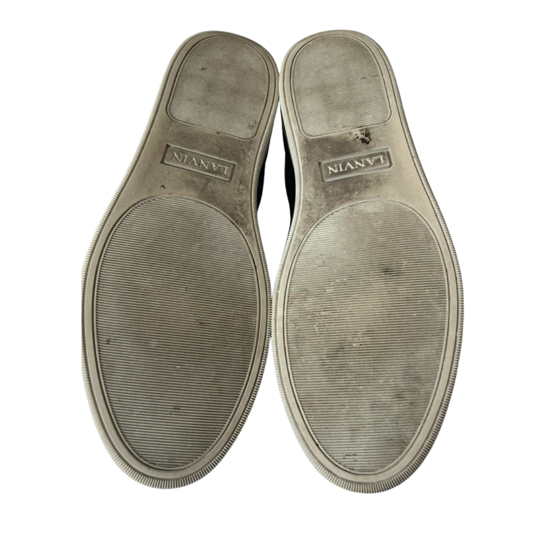 Lanvin Cap Toe Sneakers (Navy)