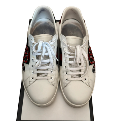 Gucci Ace Sneakers (White)