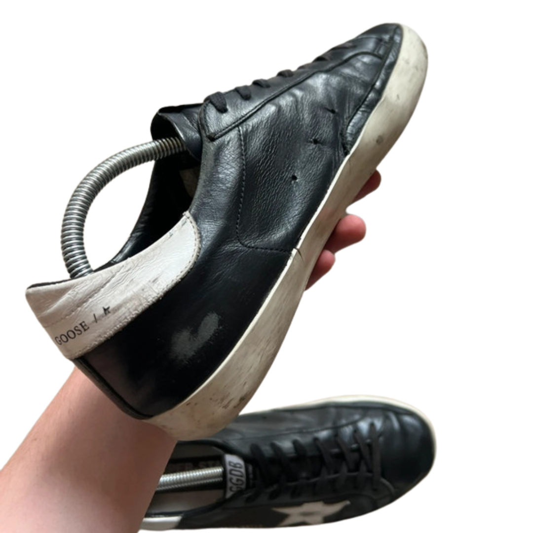 Golden Goose Superstar Sneakers (Black)