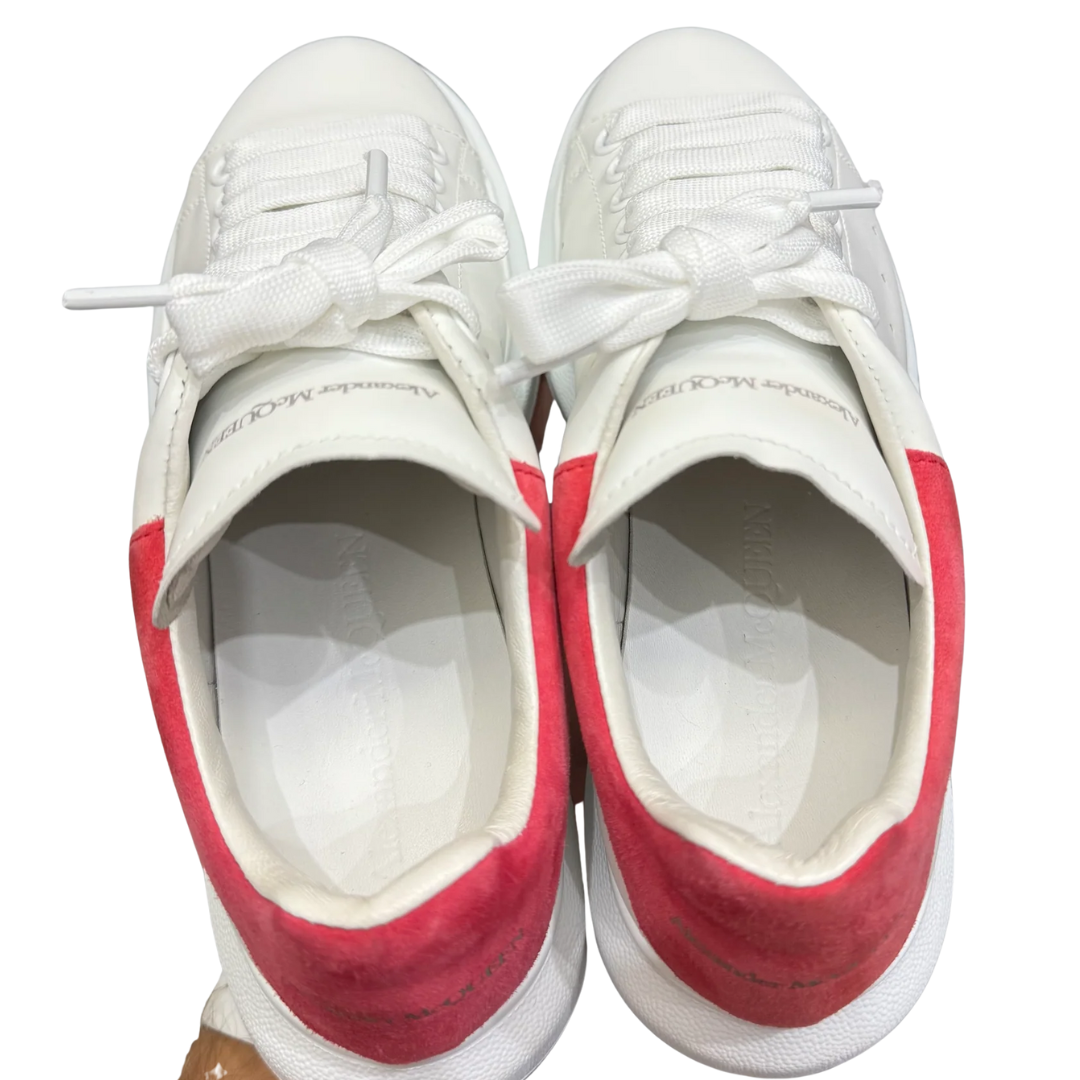 Alexander Mcqueen Sneakers (White Pink) (Women's)