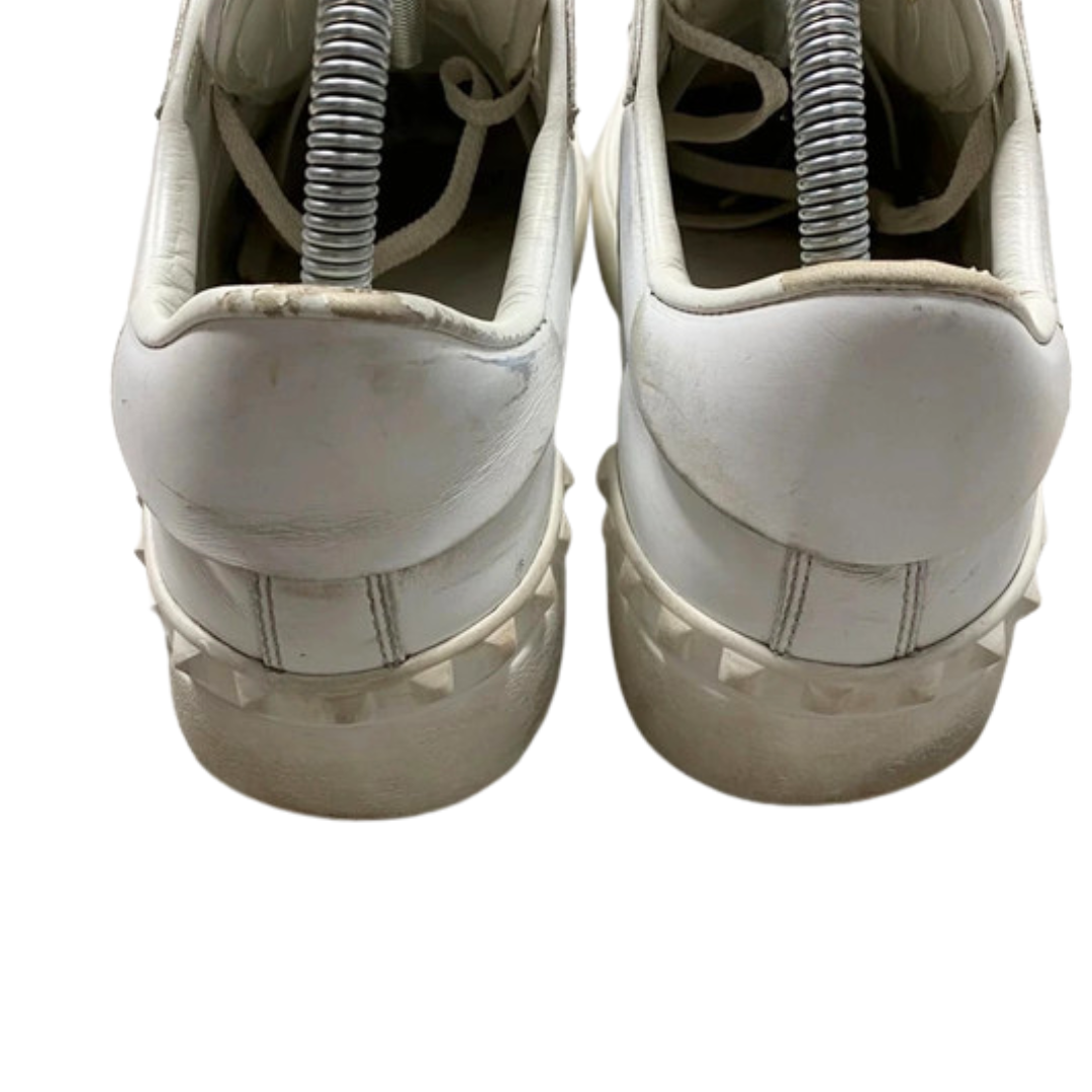 Valentino Garavani Open Sneakers (White Silver) (Womens)