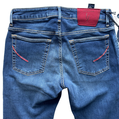 Handpicked Ravello Slim Fit Jeans (Navy Blue) (New)