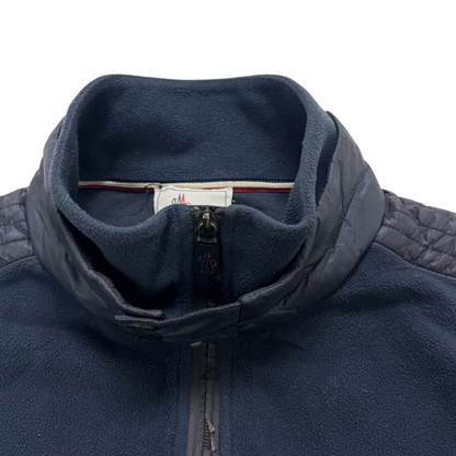 Moncler Maglia Fleece Cardigan Jacket (Navy)