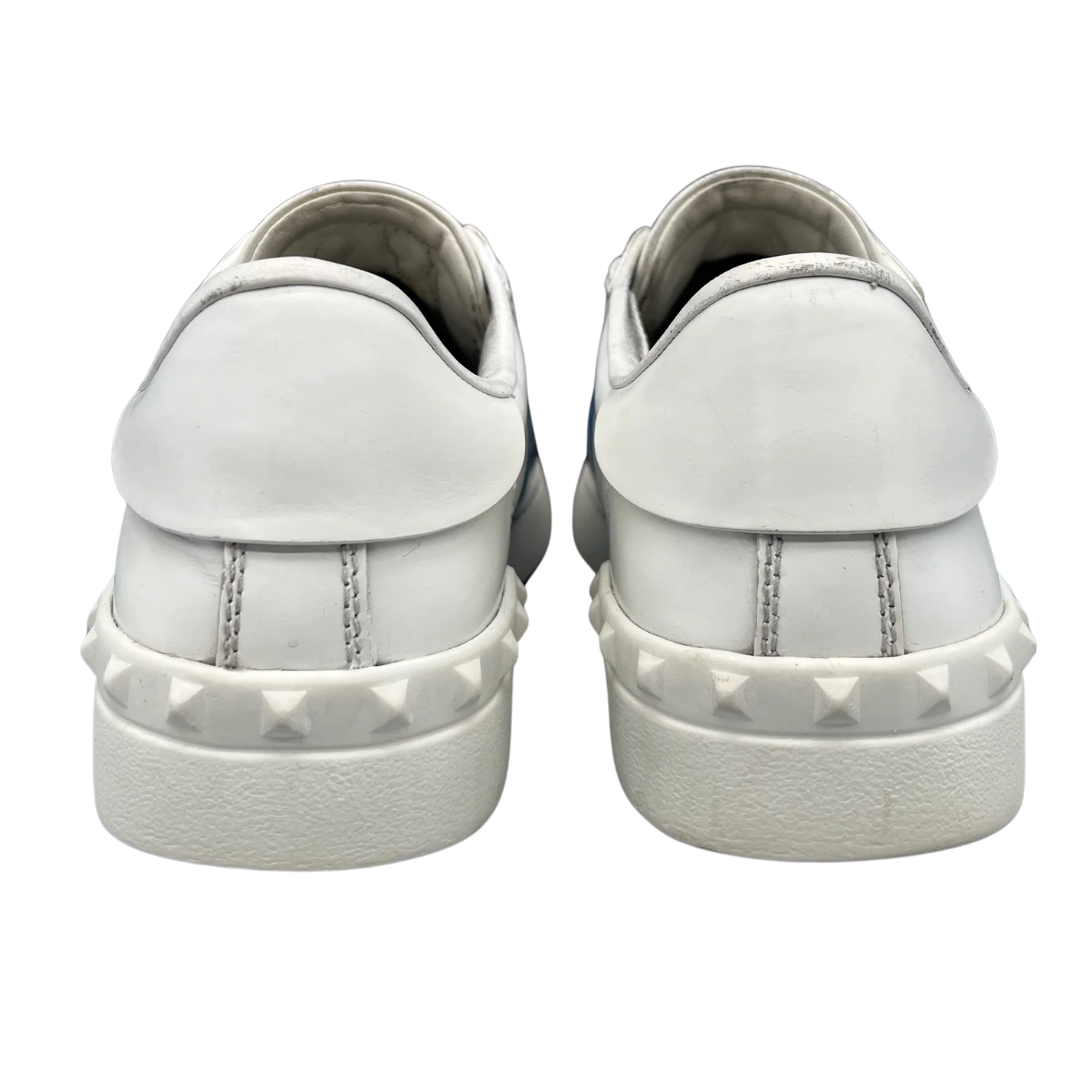Valentino Garavani Open Sneakers (White Blue)
