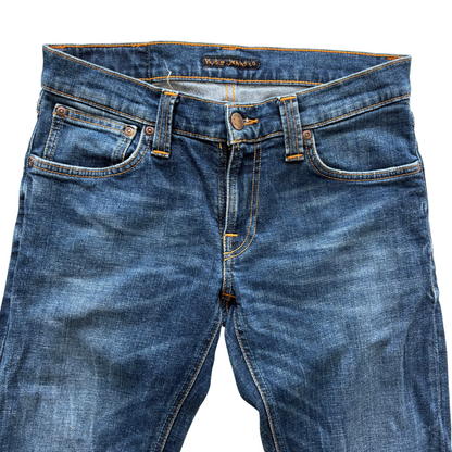 Nudie Tight Long John Slim Fit Jeans (Navy)