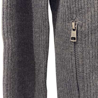 Moncler Maglione Tricot Cardigan Jacket (Grey)
