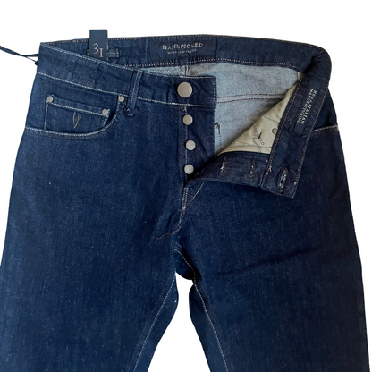 Handpicked Orvieto Slim Fit Jeans (Navy) (New)