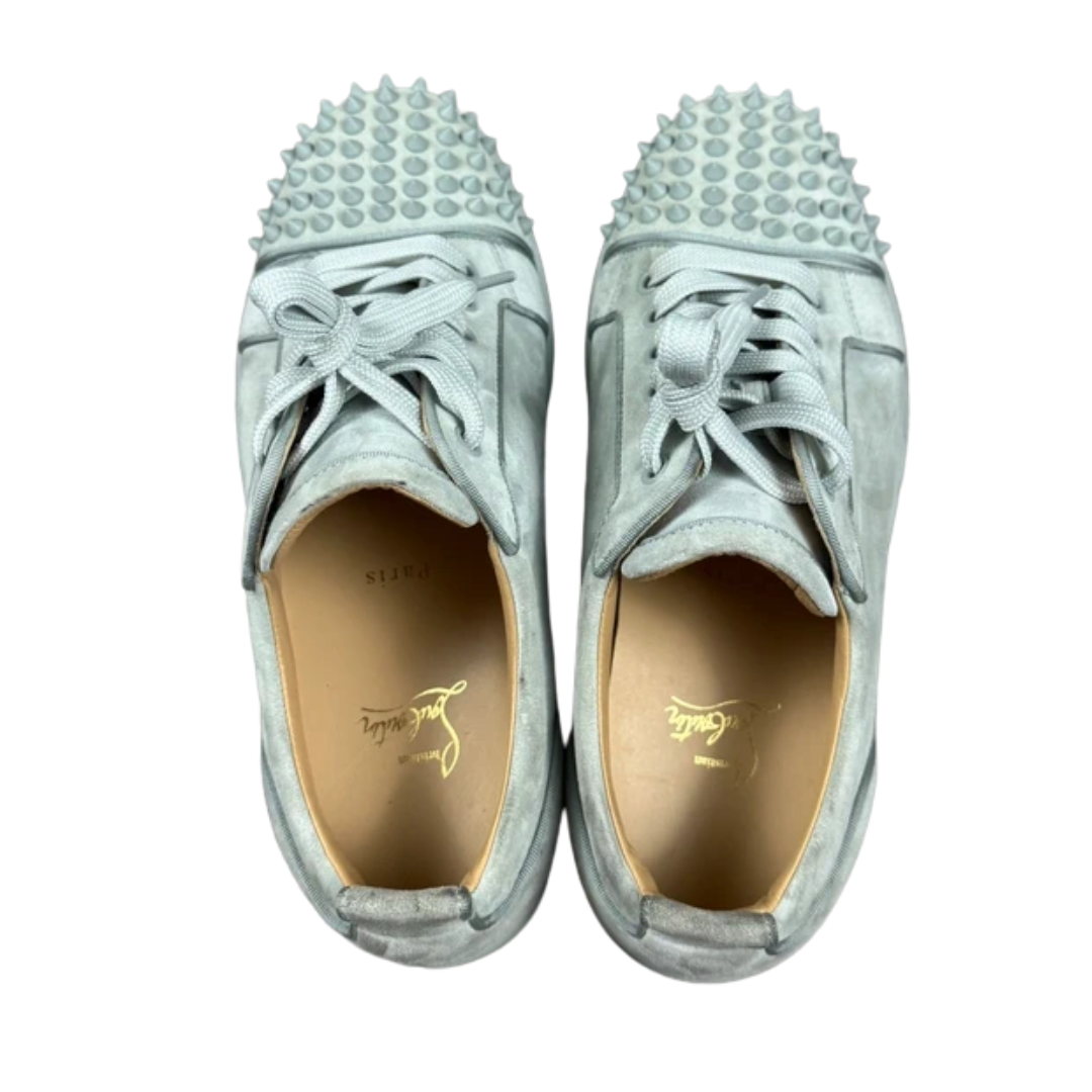 Christian Louboutin Louis Junior Spike Sneakers (Mint)
