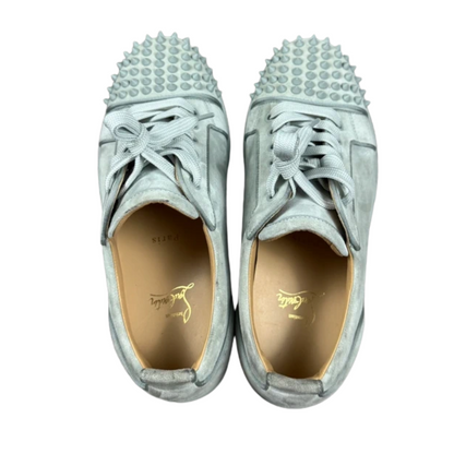 Christian Louboutin Louis Junior Spike Sneakers (Mint)