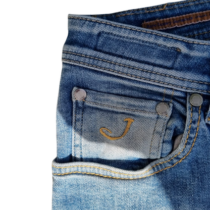 Jacob Cohën 622 Limited Edition Slim fit Jeans (Navy Blue)