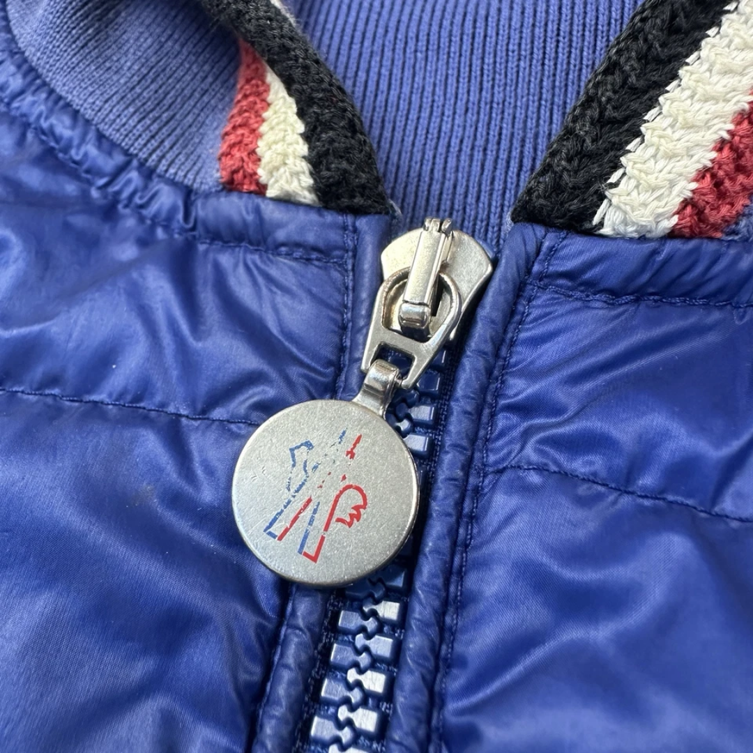 Moncler Maglia Tricot Cardigan Jacket (Royal Blue)