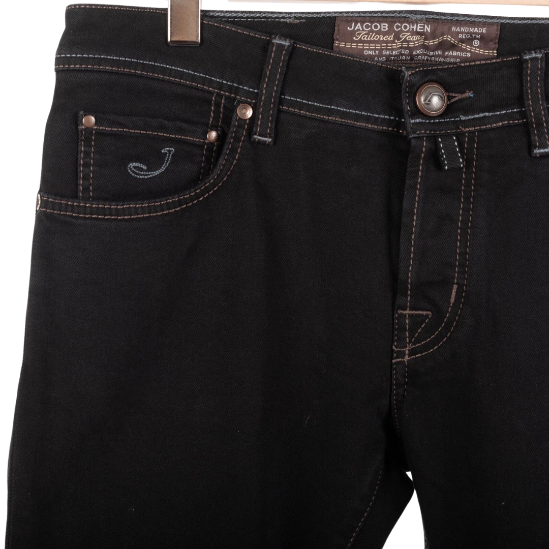 Jacob Cohën 622 Slim Fit Jeans (Black) (New)
