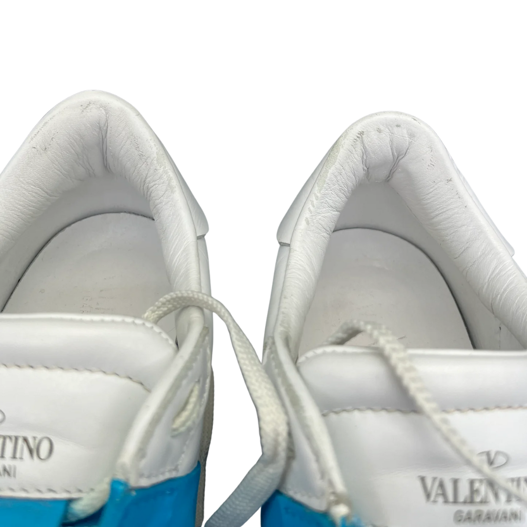 Valentino Garavani Open Sneakers (White Blue)