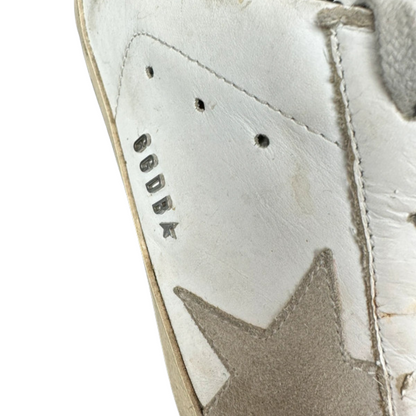 Golden Goose Superstar Sneakers (White &amp; Orange) (New)