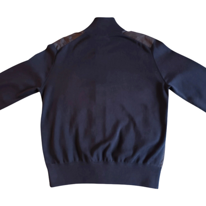 Moncler Maglia Tricot Cardigan Jacket (Navy)