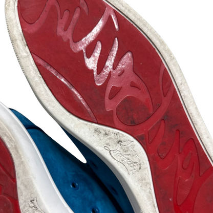 Christian Louboutin Louis Junior Sneakers (Velvet Blue)
