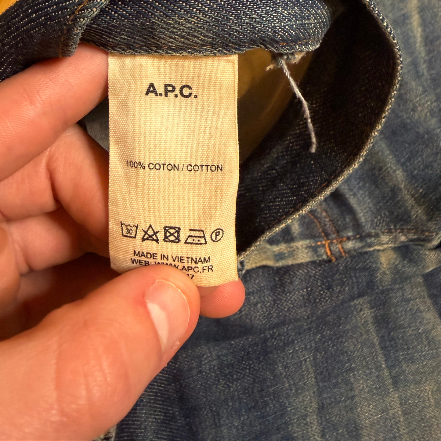 APC Petit Standard Dry Selvage Jeans (Navy)