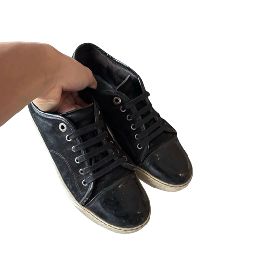 Lanvin Cap Toe Sneakers (Black)