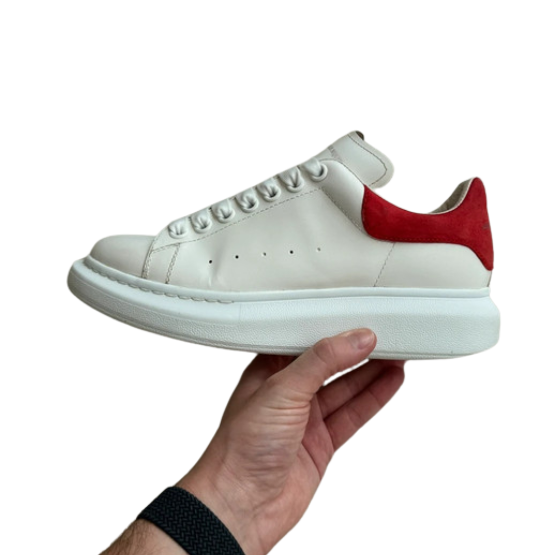 Alexander Mcqueen Sneakers (White Red) (Womens)
