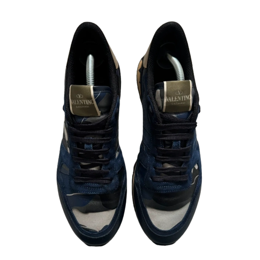 Valentino Garavani Rockrunner Sneakers (Navy)
