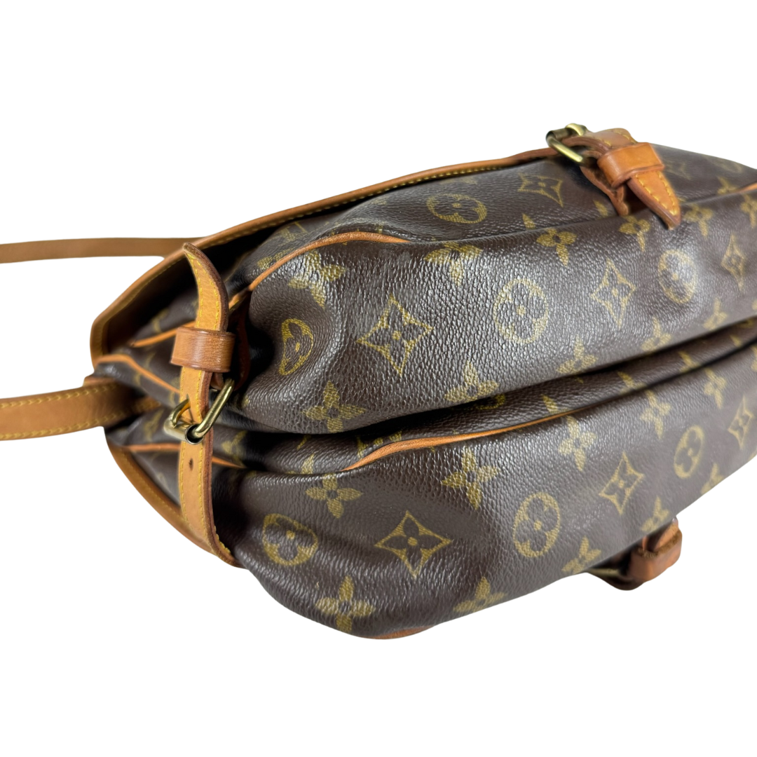 Louis Vuitton Saumur 30 Monogram Handbag (Brown) (Vintage)