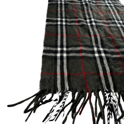 Burberry Scarf (Dark Grey) (Vintage)