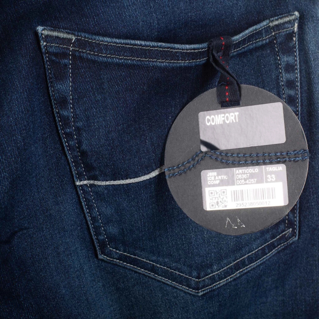 Jacob Cohën 688 Slim Fit Jeans (Navy) (New)