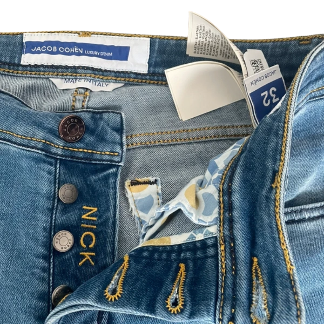 Jacob Cohën Nick Slim fit Jeans (Navy Blue)