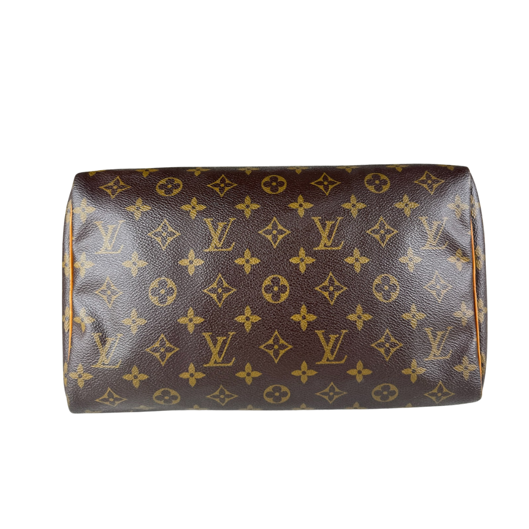 Louis Vuitton Speedy 30 Monogram Handbag (Brown) (Vintage)