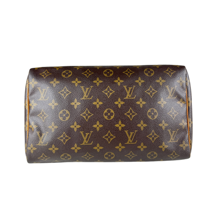 Louis Vuitton Speedy 30 Monogram Handbag (Brown) (Vintage)