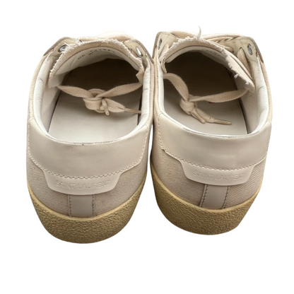 Saint Laurent SL 06 Distressed Sneakers (White)
