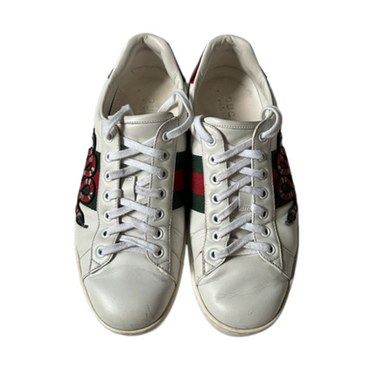Gucci Ace Sneakers (White)
