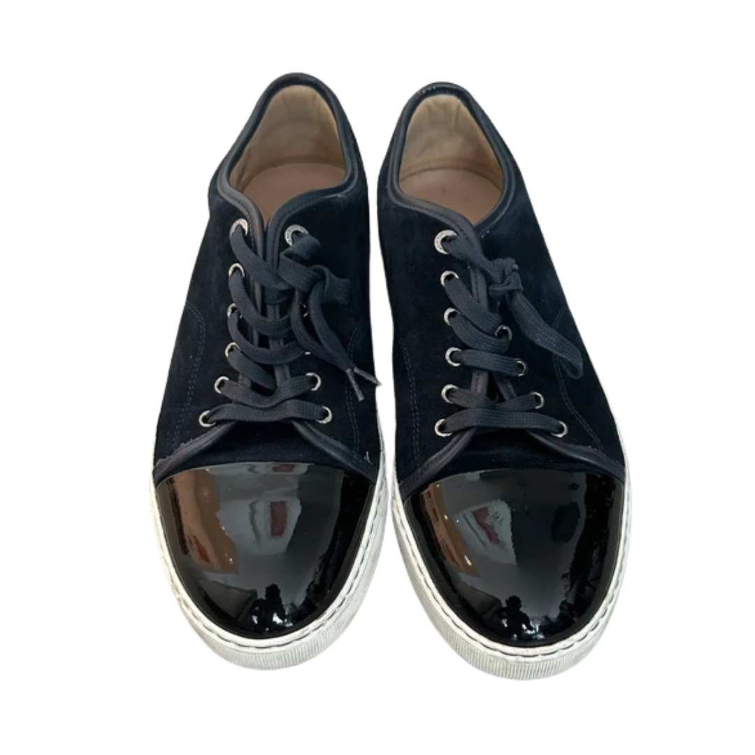 Lanvin Cap Toe Sneakers (Navy)