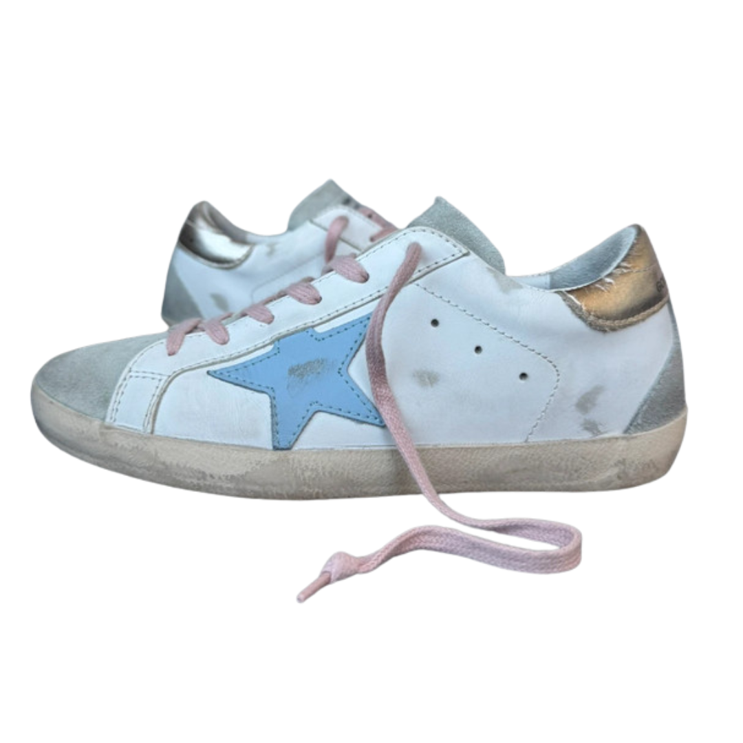 Golden Goose Superstar Sneakers (Multi/White)