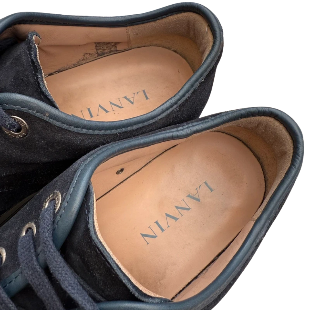 Lanvin Cap Toe Sneakers (Black)