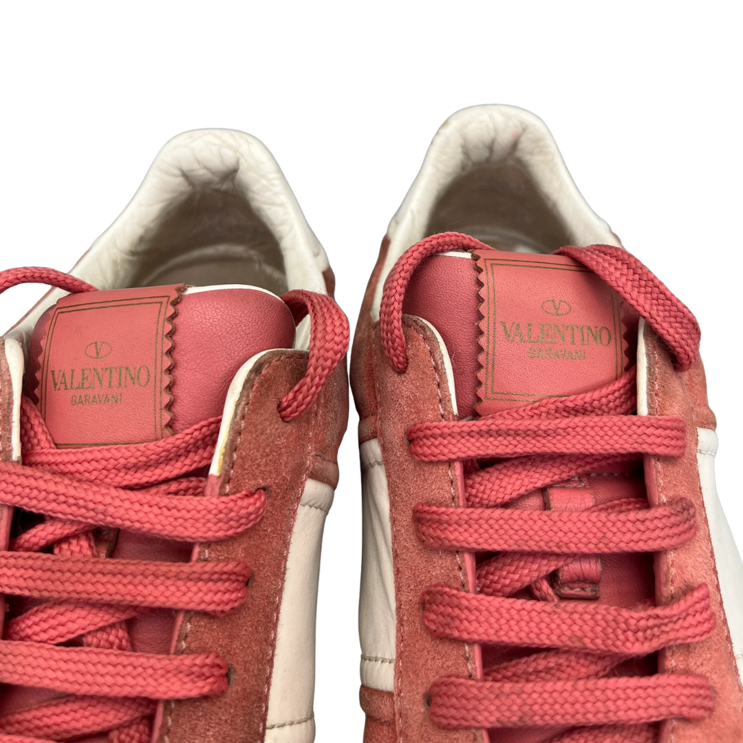 Valentino Garavani Flycrew Sneakers (Pink) (Womens)