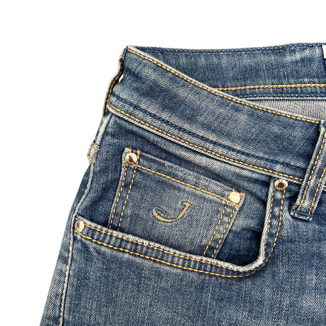 Jacob Cohën Bard Slim fit Jeans (Navy Blue)