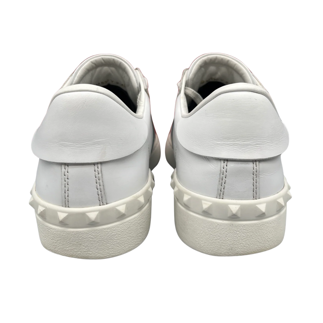 Valentino Garavani Open Sneakers (White Teal)
