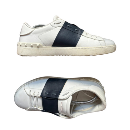 Valentino Garavani Open Sneakers (White Navy)