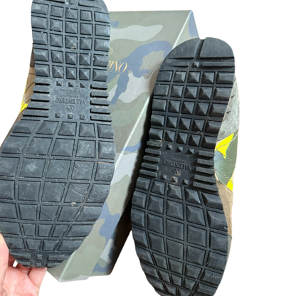 Valentino Garavani Rockrunner Sneakers (Khaki)