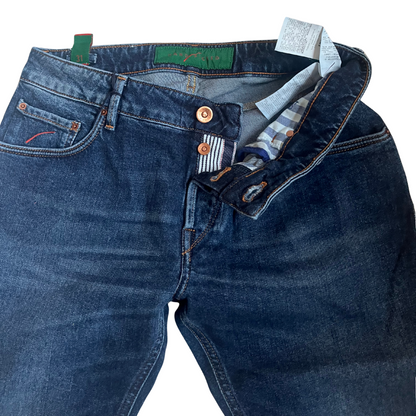 Handpicked Orvieto Slim Fit Jeans (Navy) (New)
