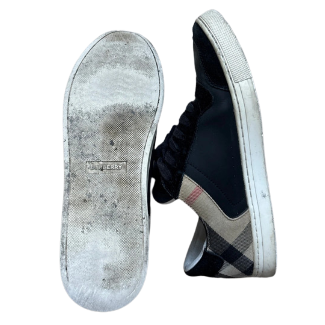 Burberry Checkered Low Sneakers (Black)