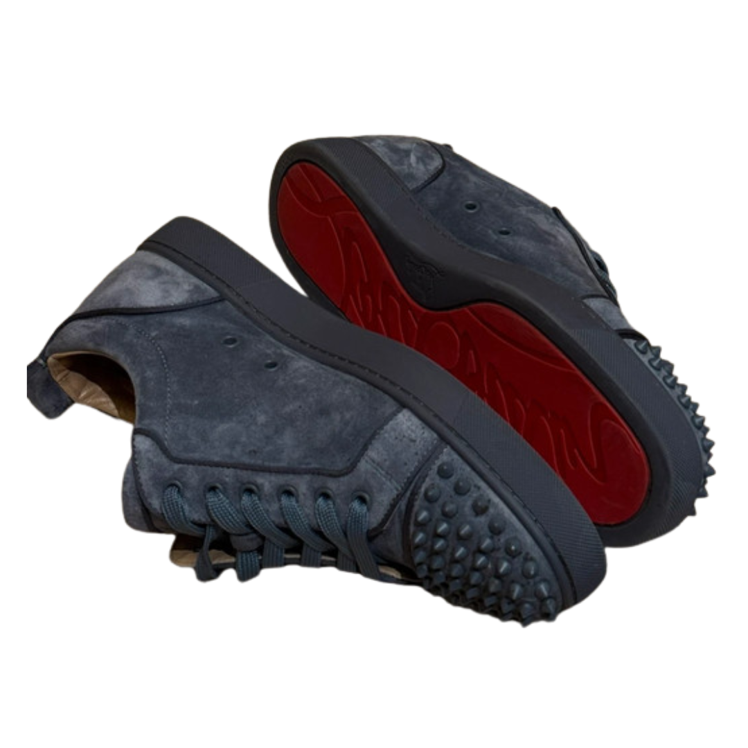 Christian Louboutin Louis Junior Spike Sneakers (Navy)