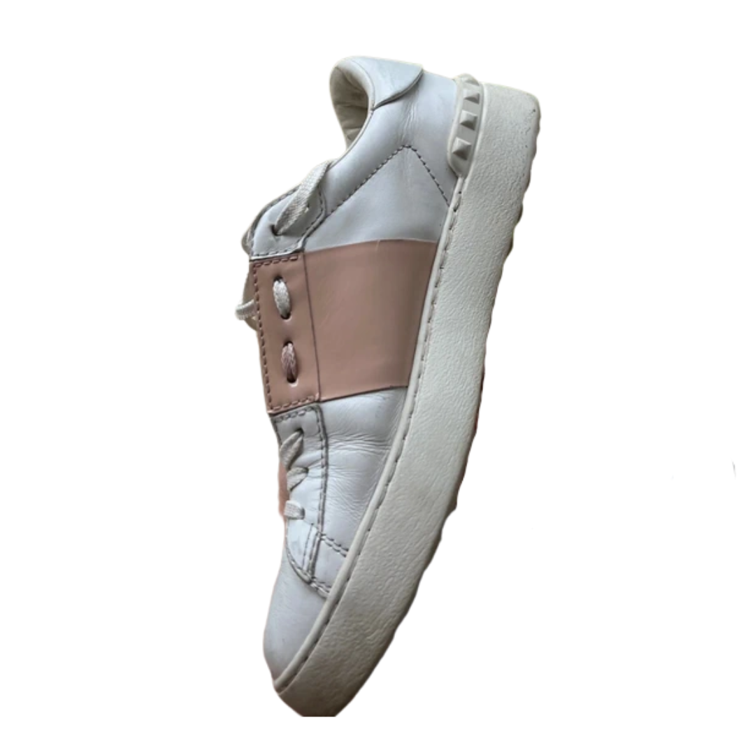 Valentino Garavani Open Sneakers (White Gold) (Women's)