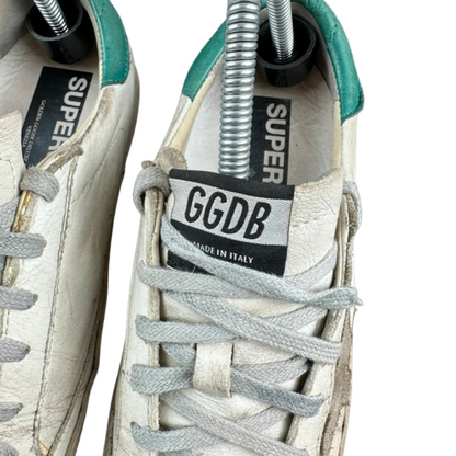 Golden Goose Superstar Sneakers (White Mint) (Women's)
