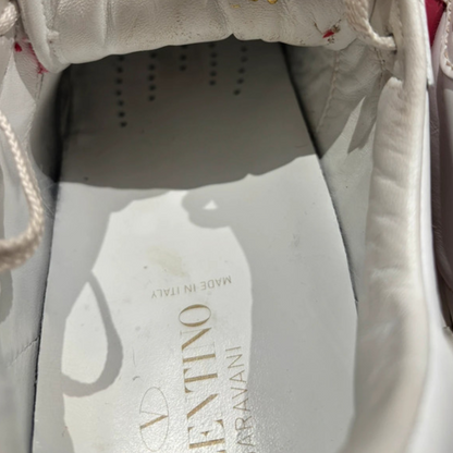 Valentino Garavani Open Sneakers (White Pink) (Womens)