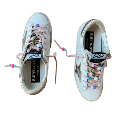 Golden Goose Super-Star (White Gold)