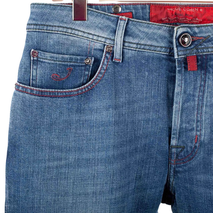Jacob Cohën 622 Slim Fit Jeans (Blue) (New)