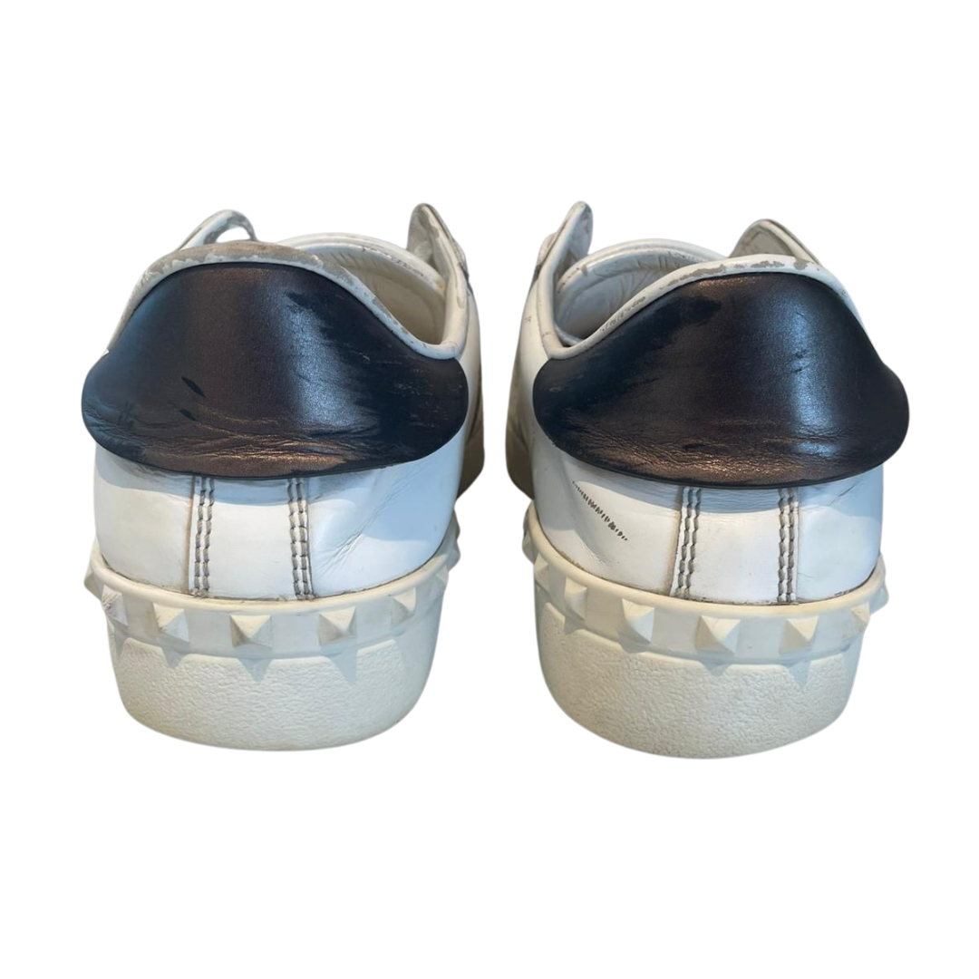 Valentino Garavani VLTN Open Sneakers (White Black)